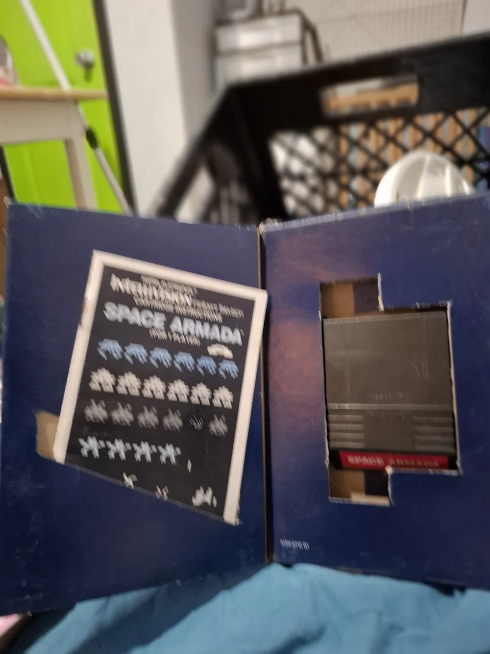 Space Armada Video Game - Navy Blue Packaging